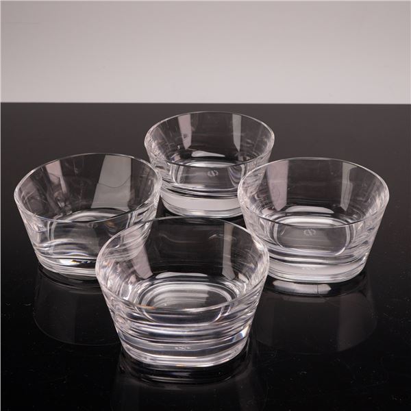 Set of Four Sevres Cristal  Bowls