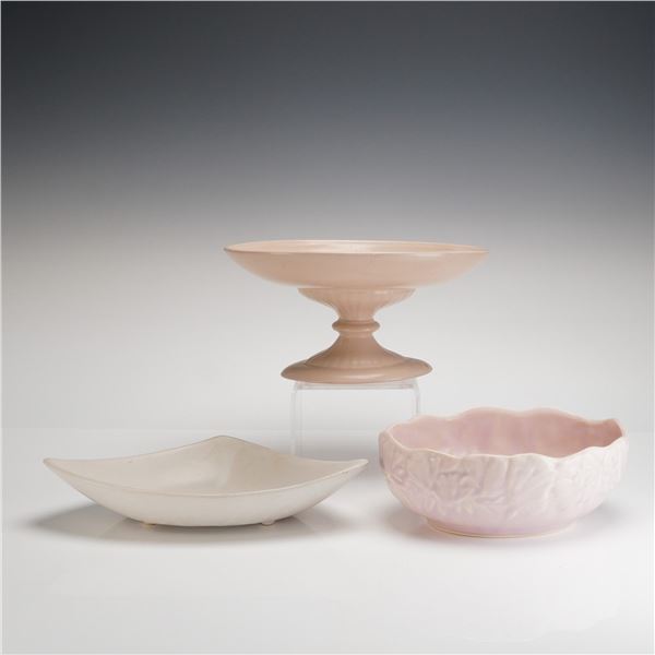 Three American Mid-Century Pottery including Hyalyn and Floraline
