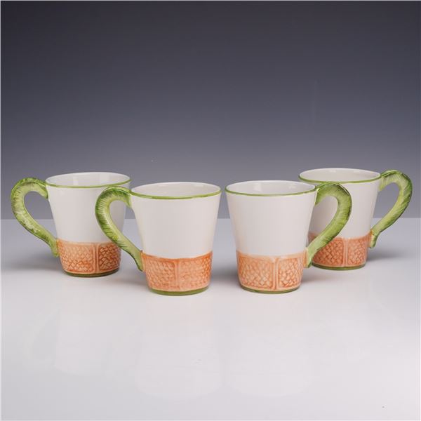 4pc Vietri Italian Mugs, Oasi