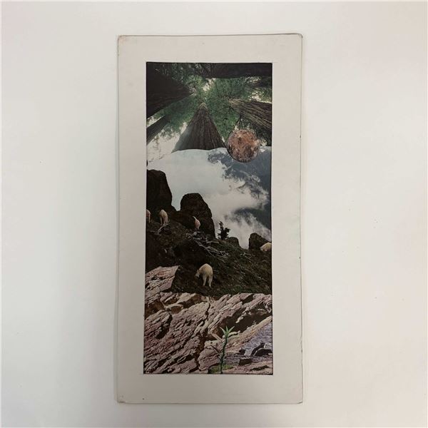 Ken Burgess, Like a Roof, Paper Collage, 1981