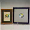 Image 1 : 2pc Rafael Aleph Framed Religions Mix Media Artworks