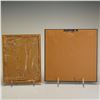 Image 4 : 2pc Rafael Aleph Framed Religions Mix Media Artworks