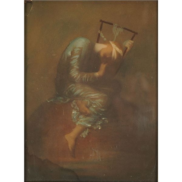 After George Frederic Watts Hand-Enhanced Print, Hope