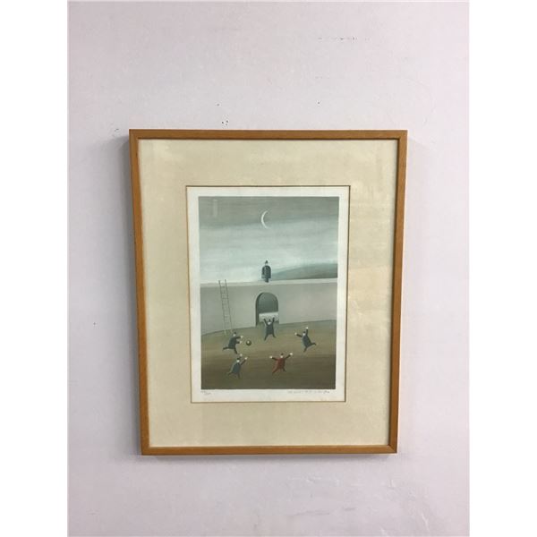 Maris Bishofs, Surrealist Lithograph, Numbered 100/170