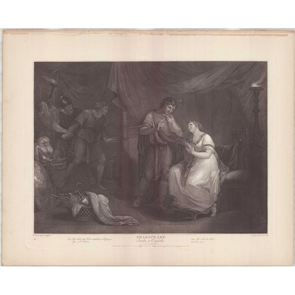 Angelica Kauffman Engraving Troilus & Cressida Boydell Gallery 1795