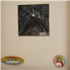 Image 2 : 2pc Rafael Aleph Framed Acrylic and Etched Artworks