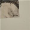 Image 4 : 2pc Rafael Aleph Framed Acrylic and Etched Artworks