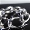 Image 3 : Napier Silver Tone Link Circle Brooch