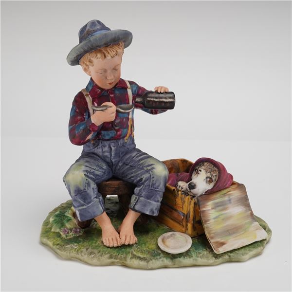 Gorham Norman Rockwell First Edition Figurine Summer The Mysterious Malady