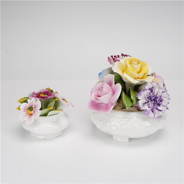 Royal Albert and Radnor, English Bone China Floral Bouquet Figurines