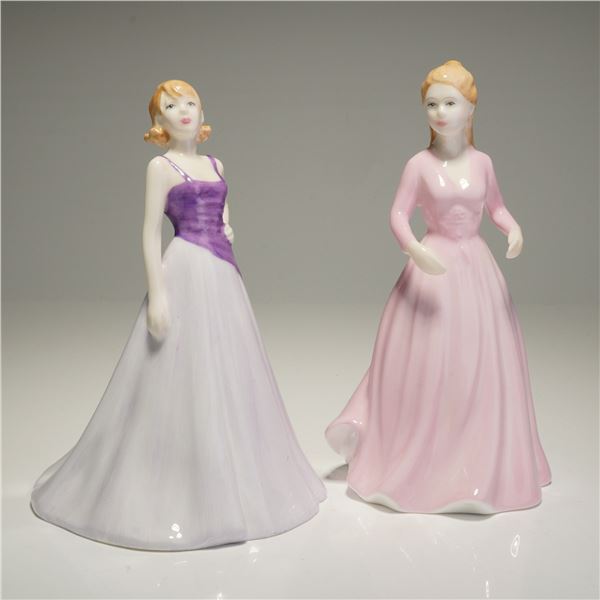 2pc Royal Doulton Figurines, Free Spirit HN4609 and Magical Moments HN4607