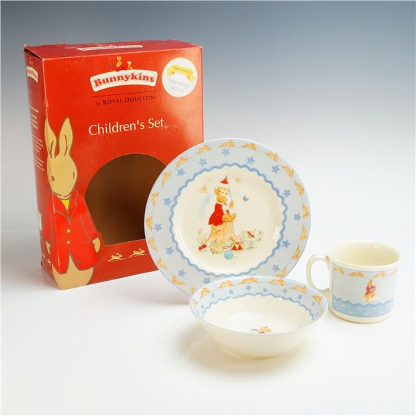 Royal Doulton Bunnykins 3 Piece Shining Stars Nurseryware Set
