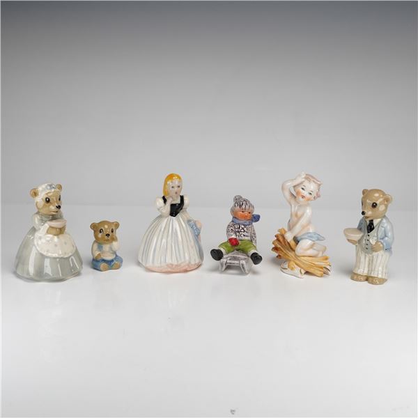 6pc Wade and Goebel Porcelain Figurines