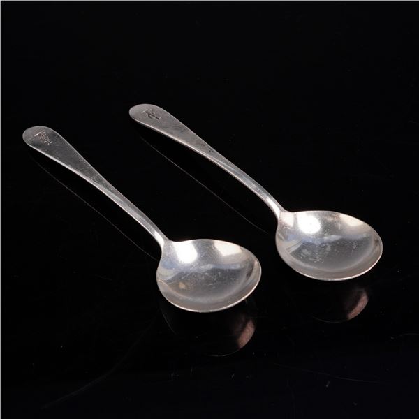 A Pair of International Silver Co. Silver-Plated Spoons