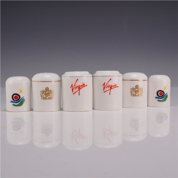 6pc Wedgwood Hotelware Salt and Pepper Shakers