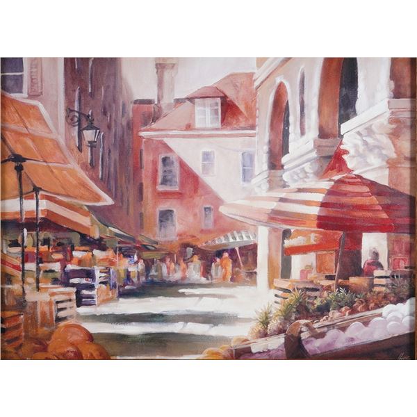 Winston Porter Production, Open Air Market Decorative Framed Print