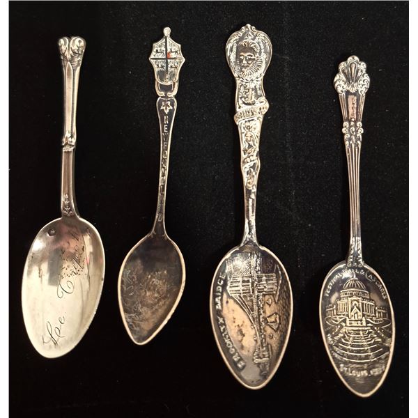 4 Sterling Silver Spoons