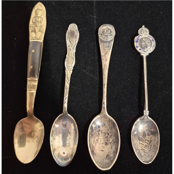 4 Sterling Silver Spoons