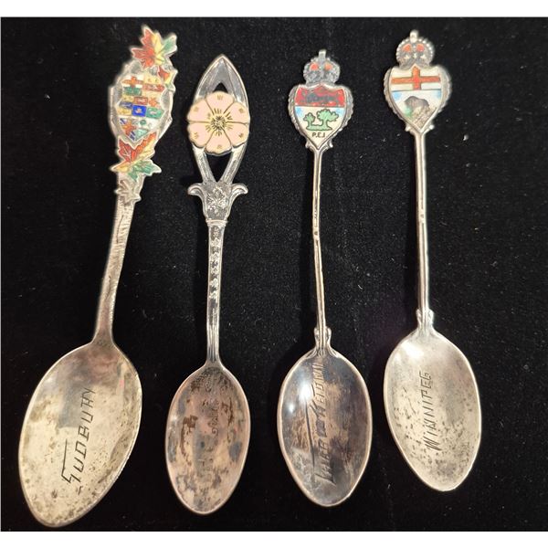 4 Sterling Silver Spoons
