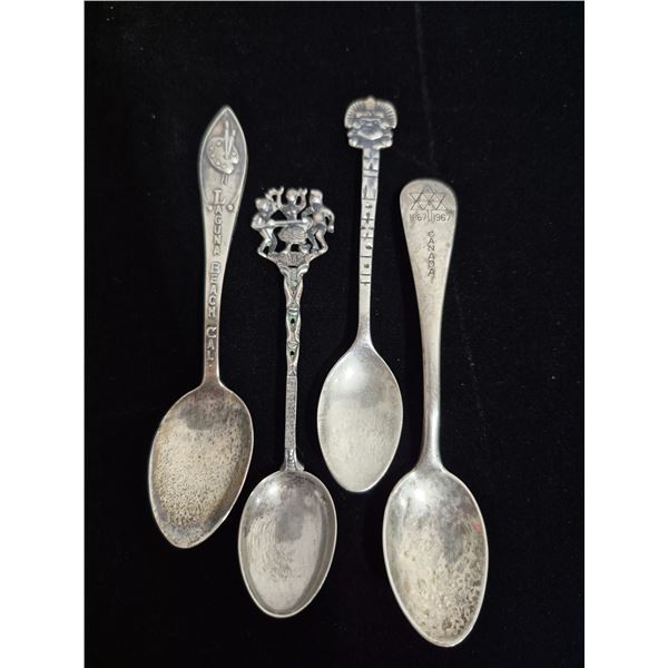 4 Sterling Silver Spoons