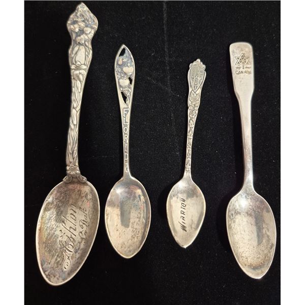 4 Sterling Silver Spoons
