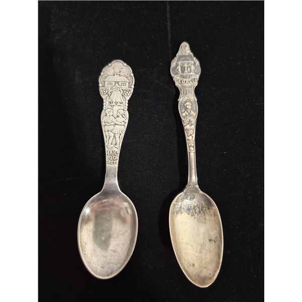 2 Sterling Silver Spoons