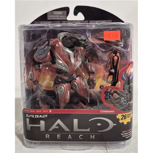 Sealed Halo Reach Elite Zealot Figure, McFarlane