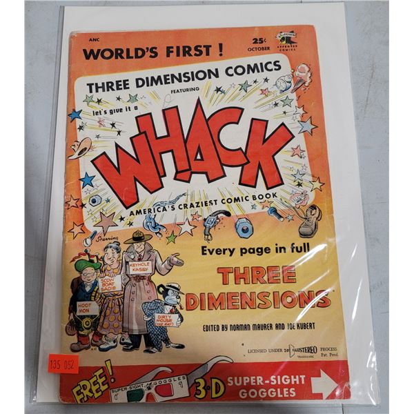 WHACK Magazine World's First Three Dimensional Comics
