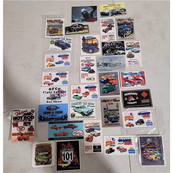 VTG Car Show Merch and Business Cards