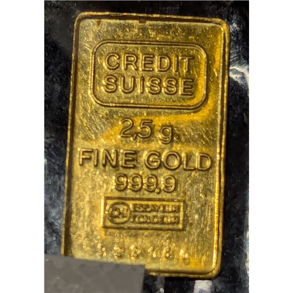 2.5g Fine Gold 999.9 Bar