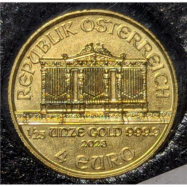 999.9 Fine Gold 1/25 Oz European Coin