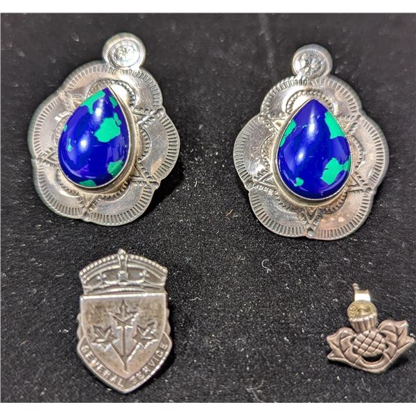4 Sterling Pins