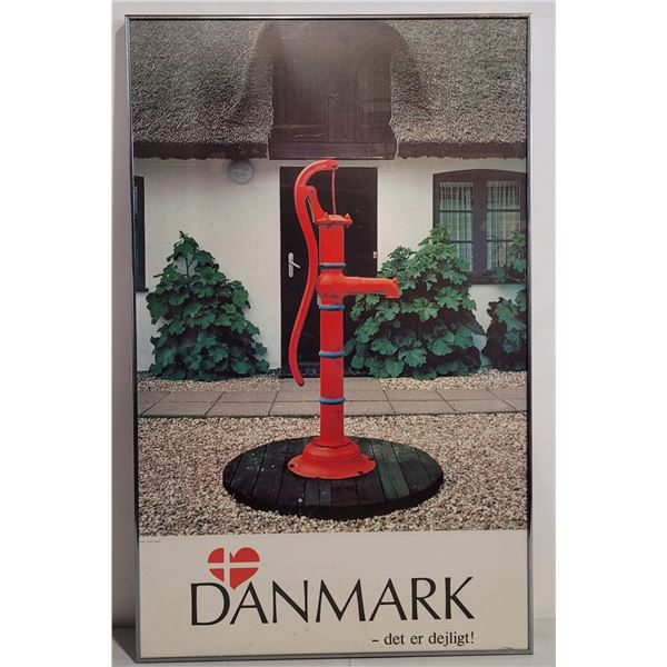 Framed Danmark Water Pump Print