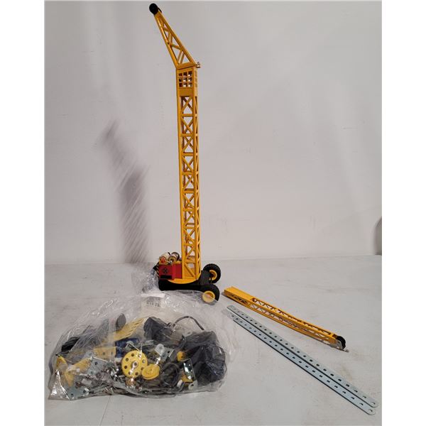 Kovap Tower Crane & Meccano Pieces