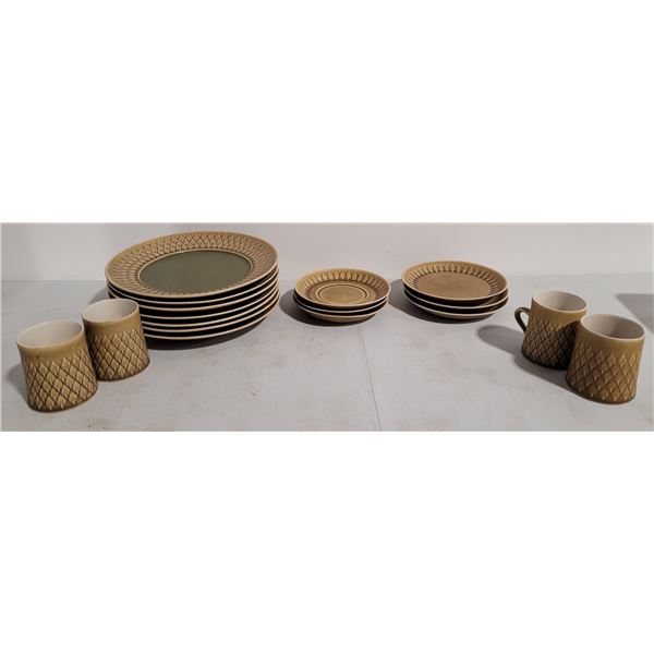 Lot of Copenhagen Porcelain Stoneware Dishes Made in Denmark