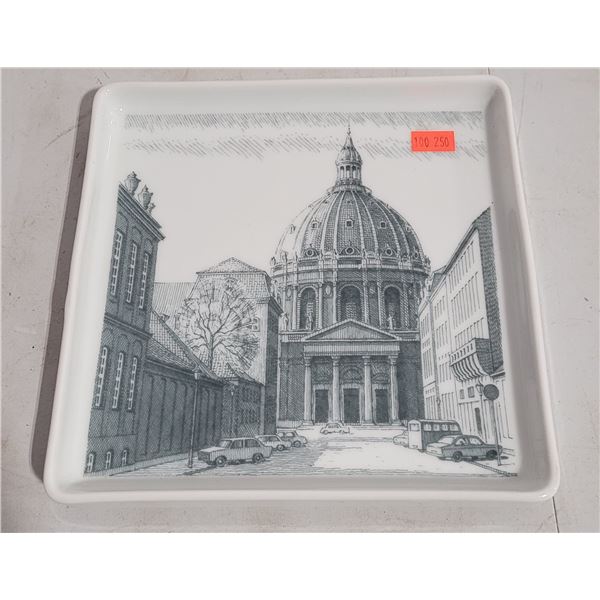 Copenhagen Porcelain "The Marble Church" by Raaft Made in Denmark
