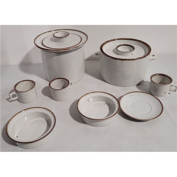 Lot of Dansk Designs Stoneware Dishes Made in Denmark