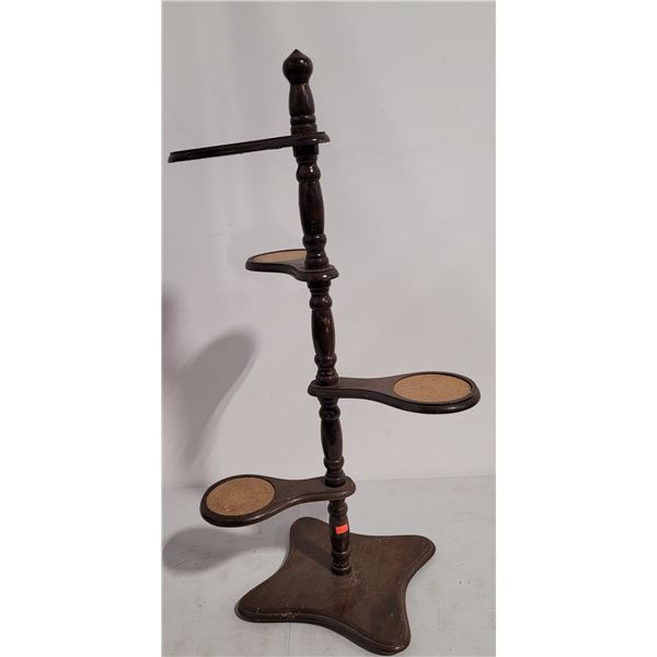VTG Wood & Cork Multi-Tier Plant Stand