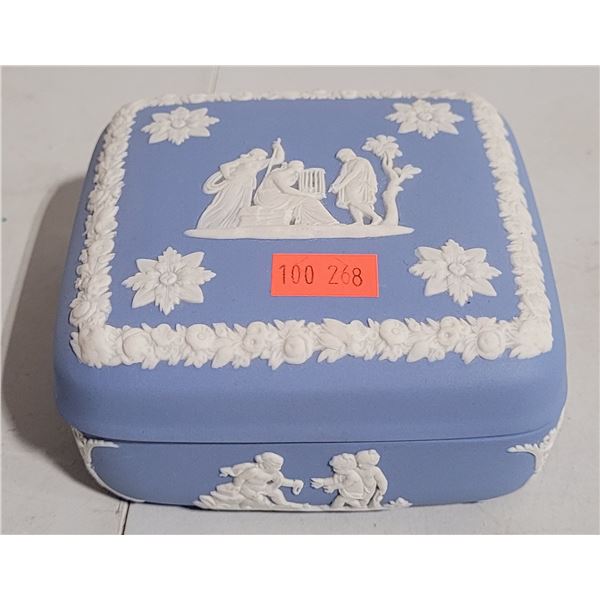 Wedgwood Jasperware Trinket Box Made in England
