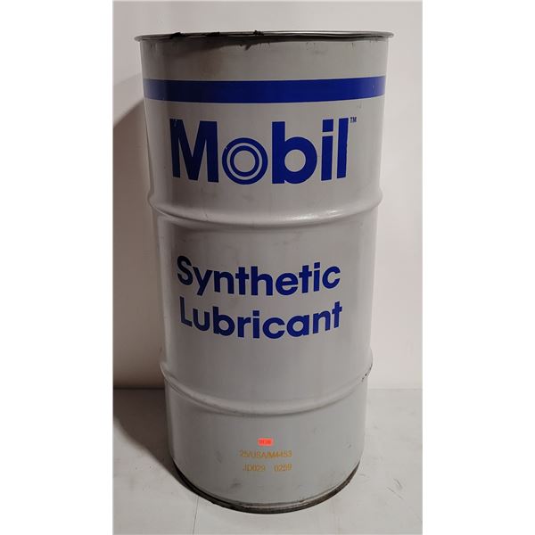 Mobil Synthetic Lubricant Barrel