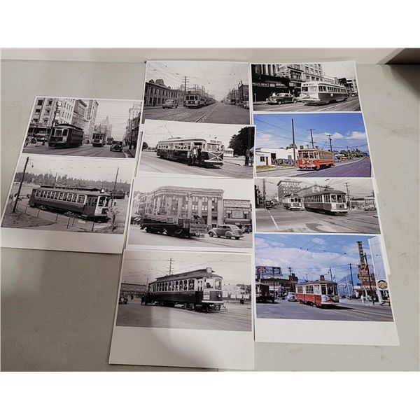 Lot of Assorted VTG Cable Car Photographs