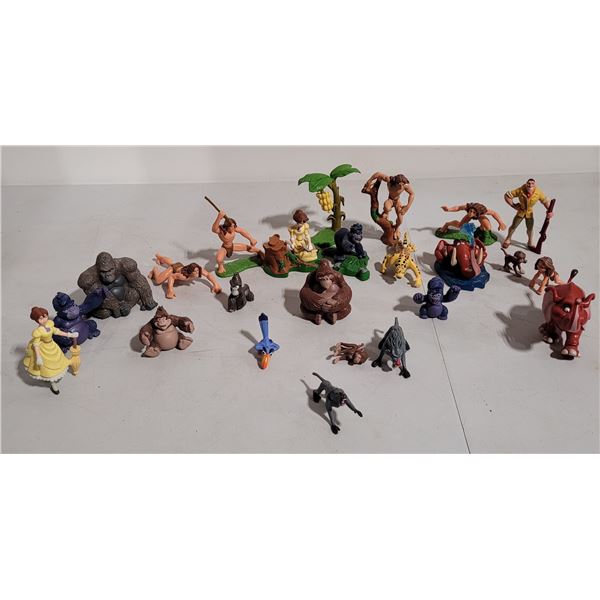 Lot of Assorted Tarzan PVC Figures