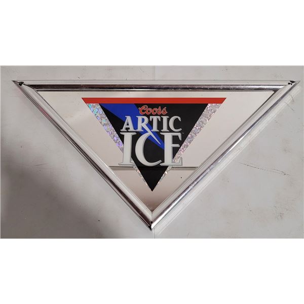 Coors Arctic Ice Mirrored Advertising Sign
