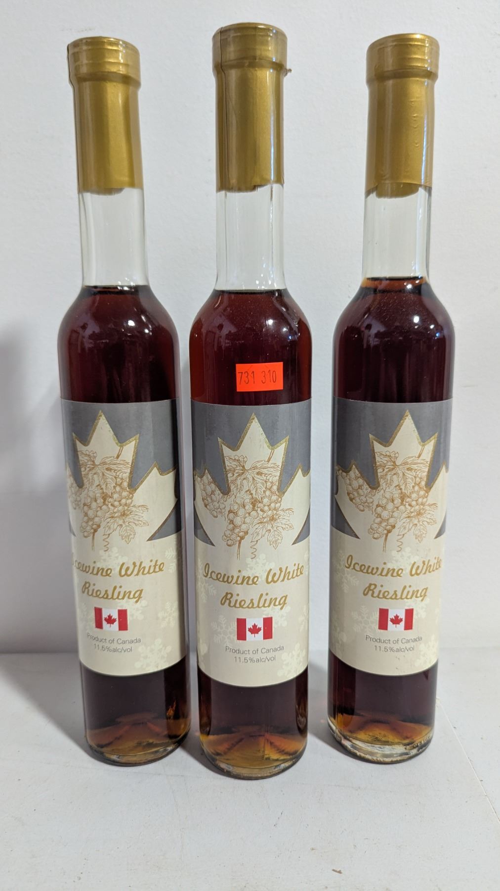 3 Sealed Bottles of Canadian Icewine White Riesling