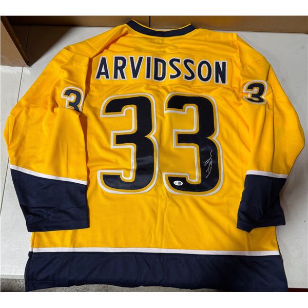 Autographed Arvidsson Hockey Jersey