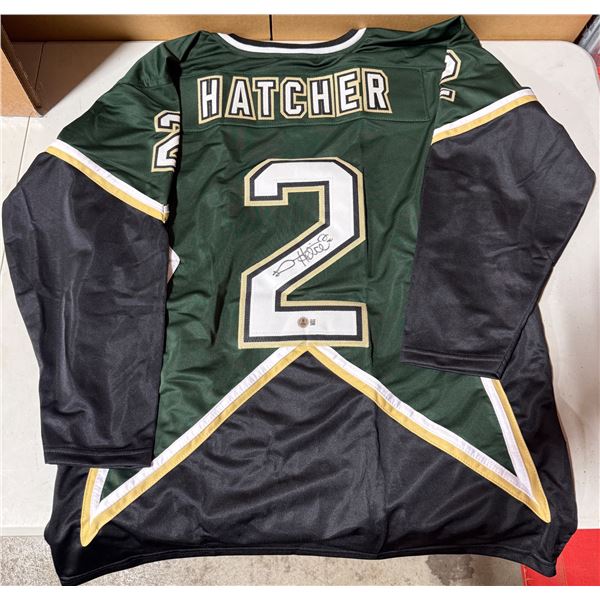 Autographed Hatcher Hockey Jersey