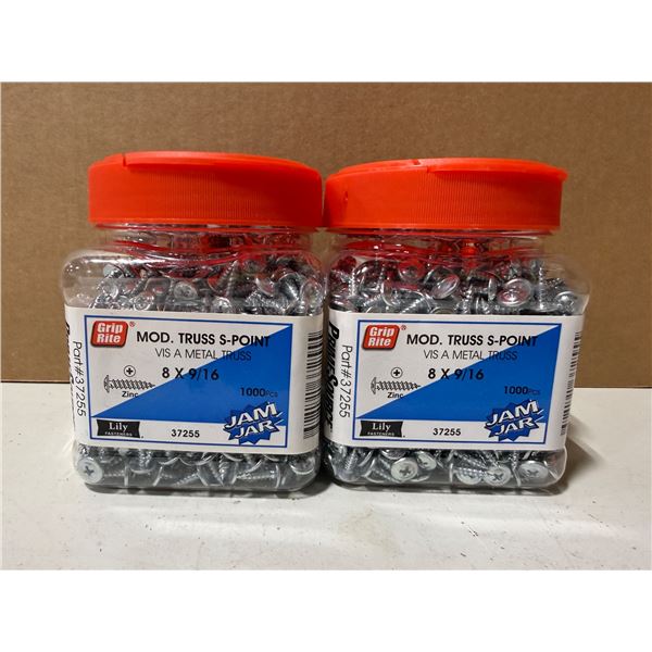 2 Jars of Screws