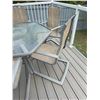 Image 3 : Outdoor Patio Dining Set with 6 Chairs and Umbrella