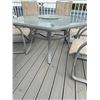 Image 5 : Outdoor Patio Dining Set with 6 Chairs and Umbrella