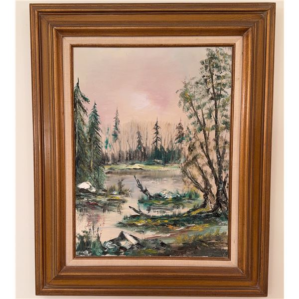 Original Painting on Canvas, Framed